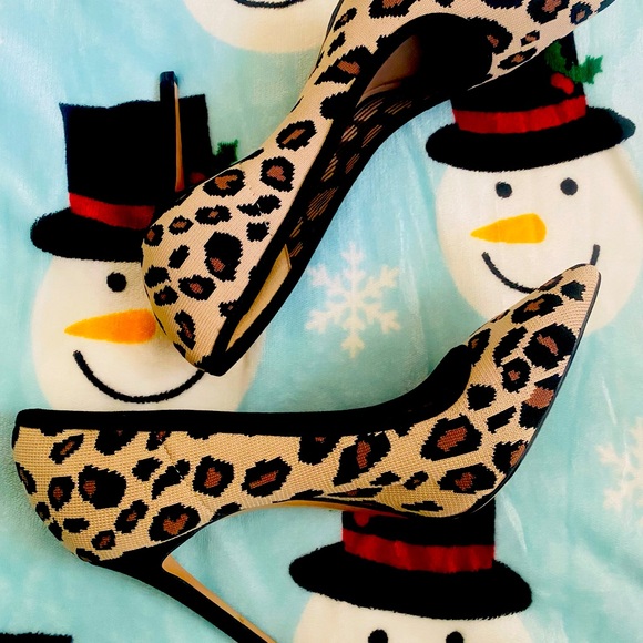 Mix No.6 Leopard Fabric Stiletto with 4inch Heel - Picture 4 of 5